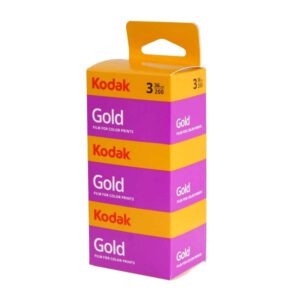 Carrete Kodak Gold Pack de 3 unidades