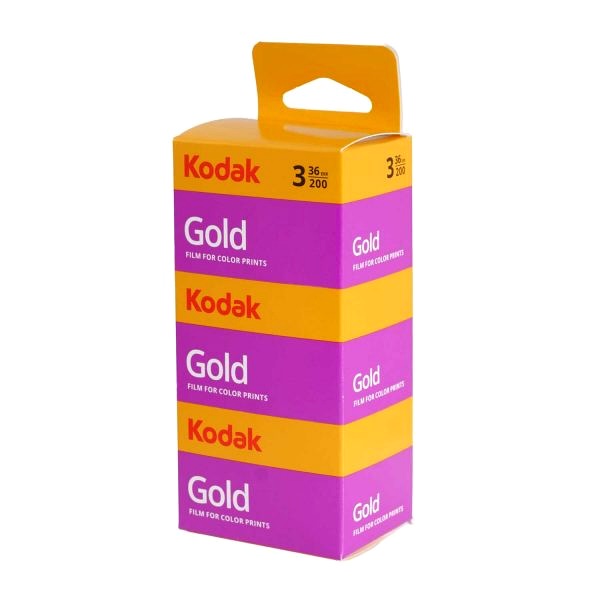 Carrete Kodak Gold Pack de 3 unidades