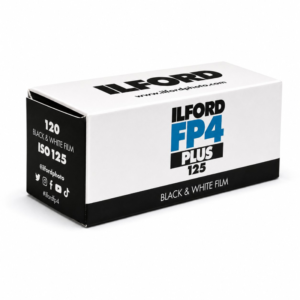 Ilford FP4 Plus 120 — Película en blanco y negro para formato medio